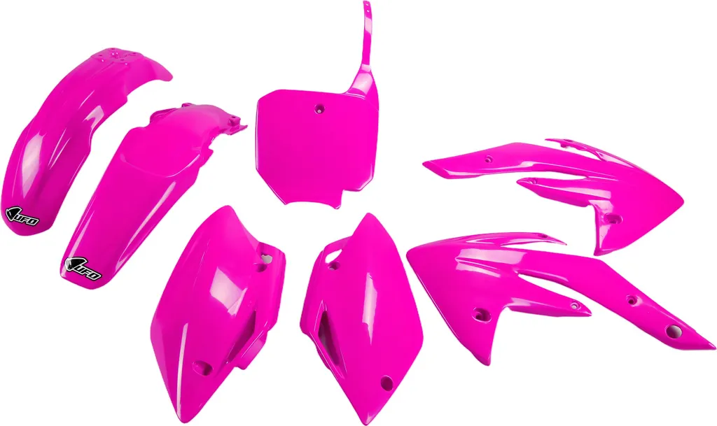 Kit Carénage UFO Plast 7 Pièces Rose Fluo pour Honda CRF 150 R 2007-2025