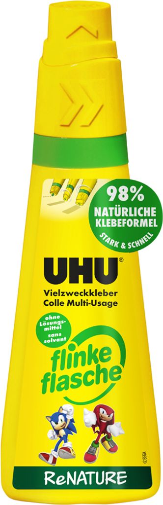 UHU Vielzweckkleber flinke flasche ReNATURE SONIC 100 g Produktbild 