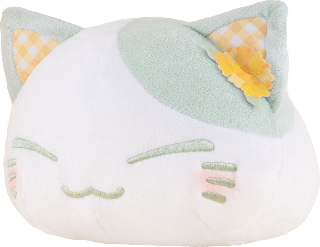 Nemuneko Cat Plüschfigur Rape Flower Pattern Ear Decoration Green Color Ver. 30 cm