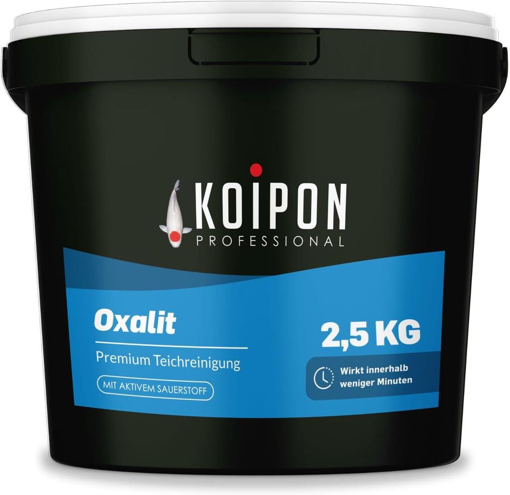 KOIPON Oxalit 2,5kg Teichschlammentferner gegen Laub & Produktbild 