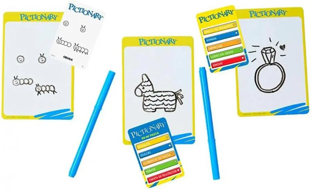 Accessoire Pictionary Espagnol Mattel avec Finition Haute Qualité