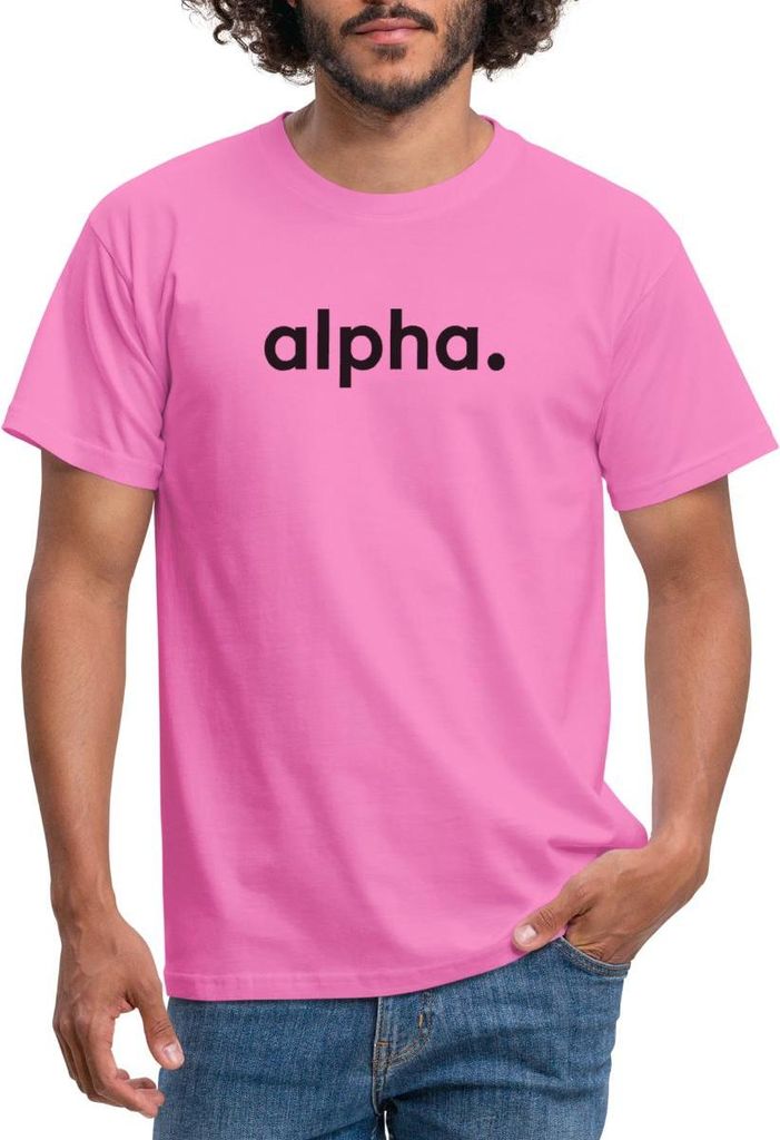 Spreadshirt Stromberg Firmenschriftzug von Alpha Männer T-Shirt, XL, Pink