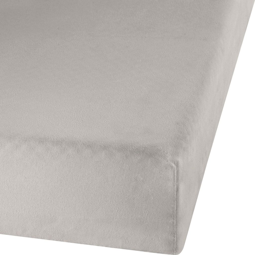 Erwin Müller Spannbettlaken Erlangen" silber 120x200 cm"