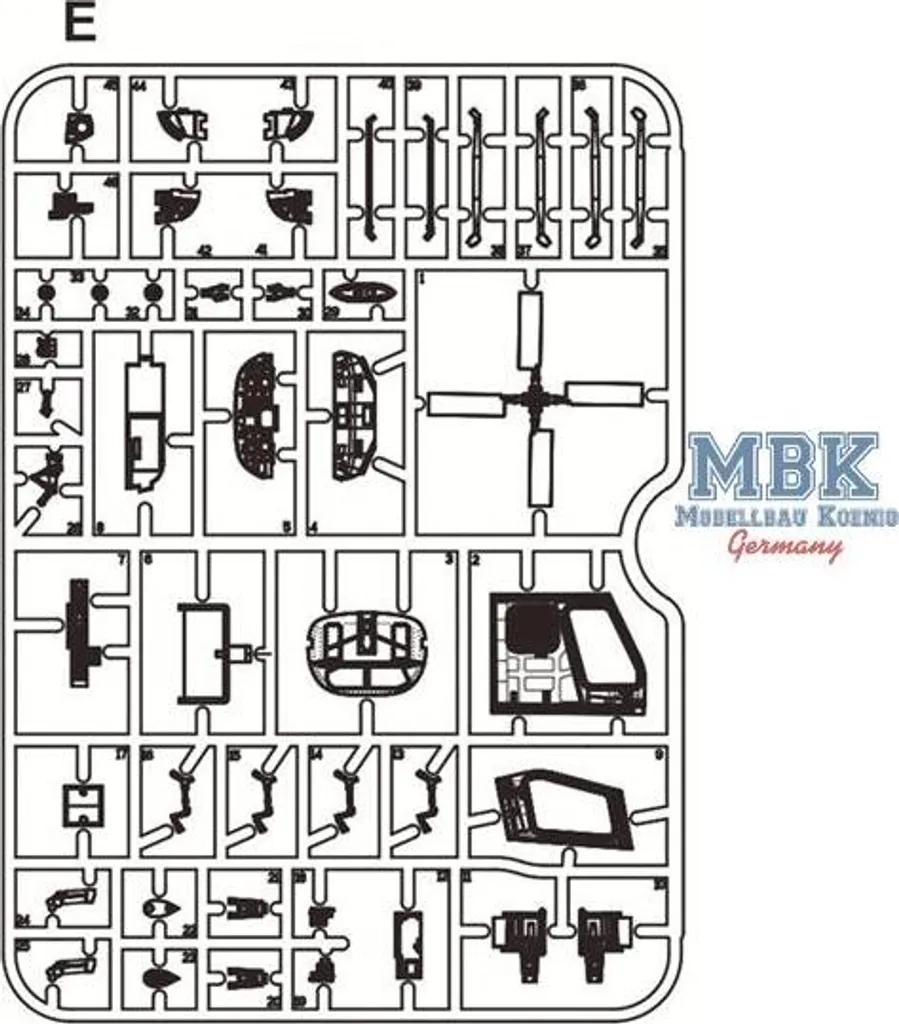 Kitty Hawk KH80126 SH-2G Super Seasprite Hélicoptère de Combat 1/48 - 6