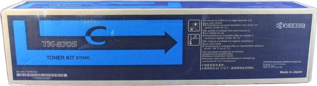 Kyocera TK 8705C - Cyan - original - Tonerpatrone Produktbild 