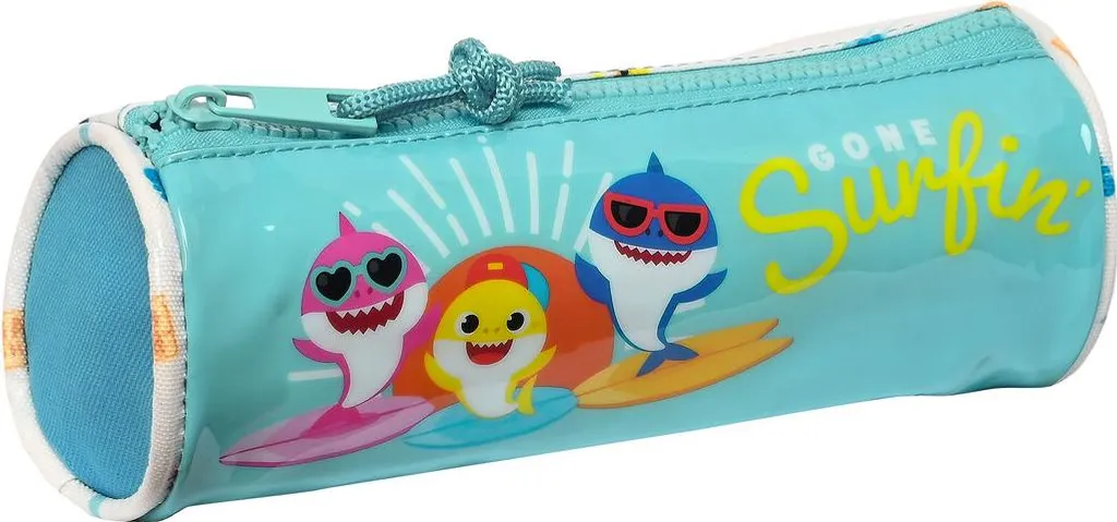 Baby Shark Astuccio Scuola Azzurro 20cm - Edizione Surfing School