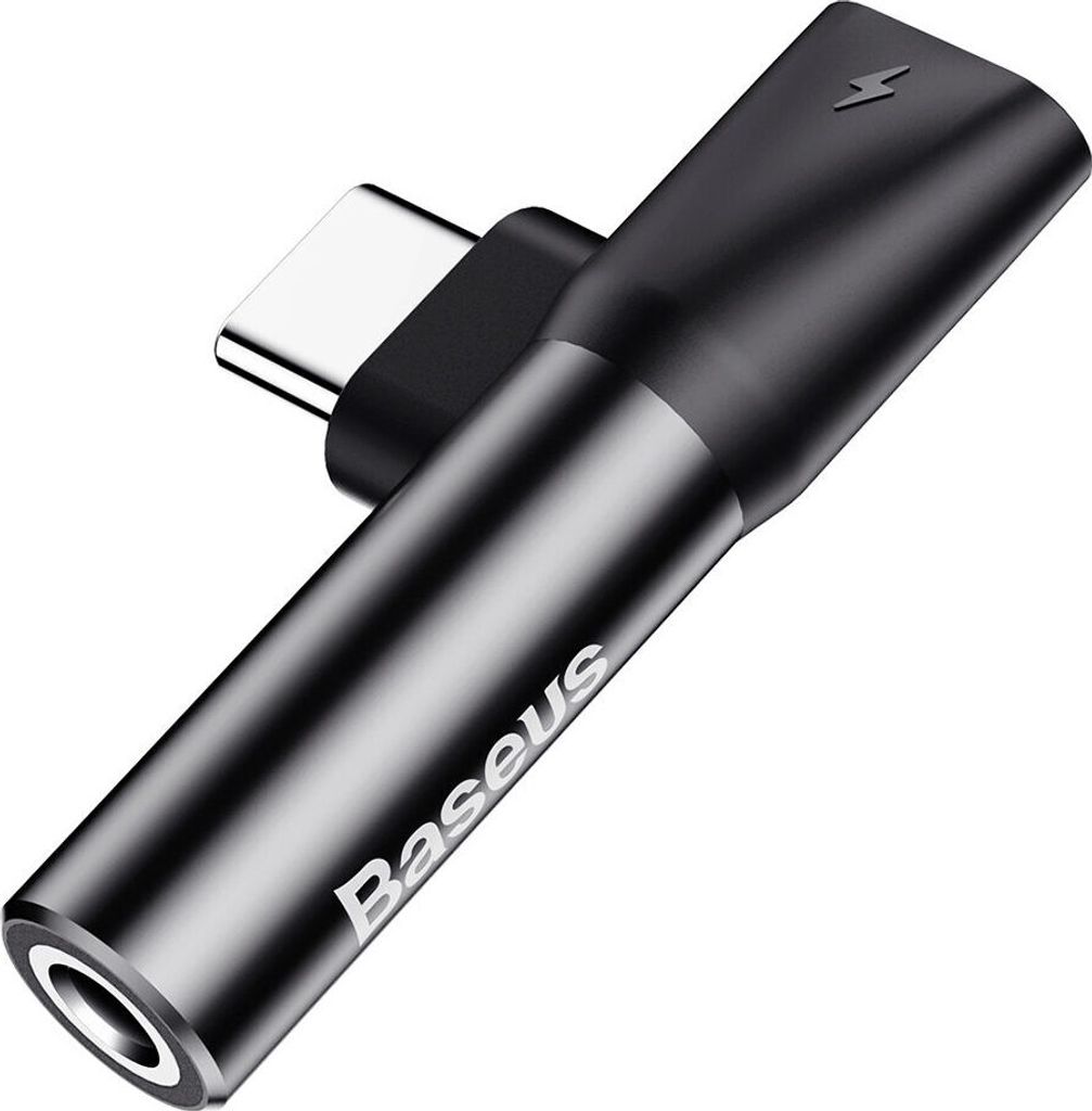 Baseus CATL41-01, Type-C, Type-C / 3.5 mm, Schwarz Produktbild 