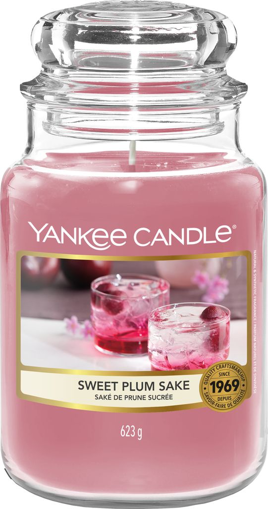 Yankee Candle Sweet Plum Sake, Rund, Pink, Sake, 150 h Produktbild 