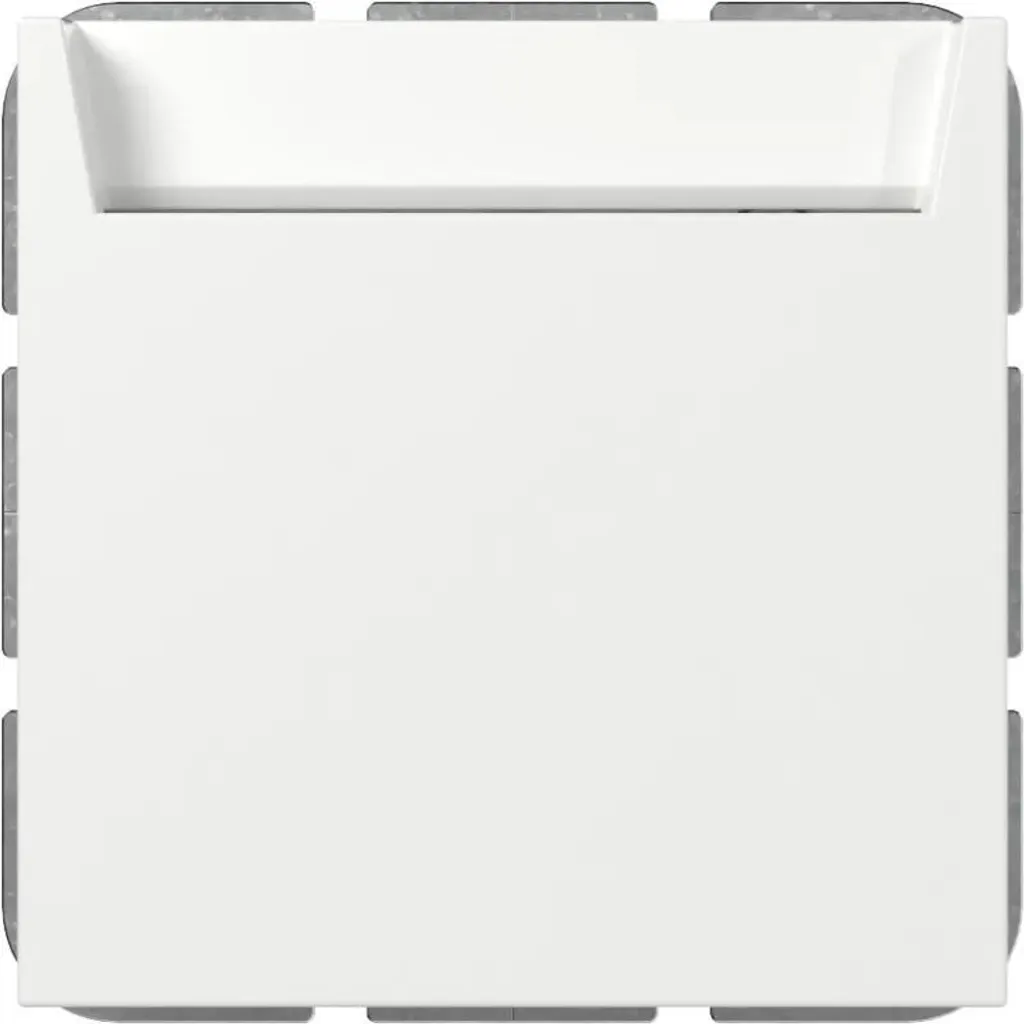 Lecteur de Carte d'Hôtel Gira Système 55 Blanc avec Contact de Fermeture