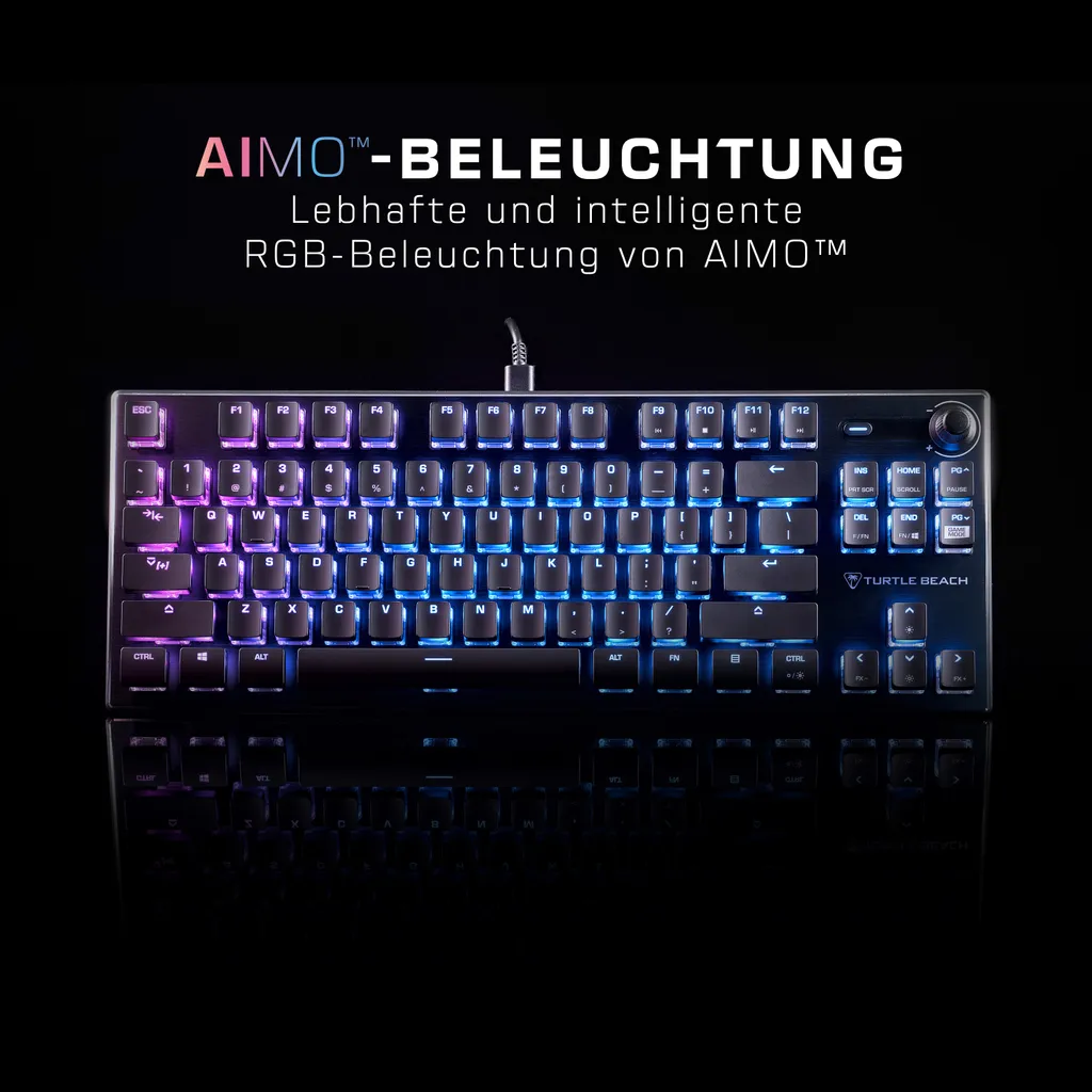 Clavier mécanique de jeu Vulcan TKL Turtle Beach avec switchs Red - 8