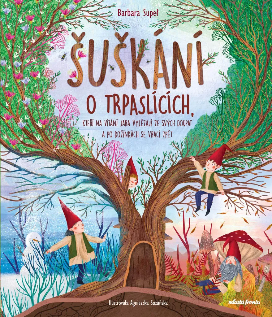 Livre de contes Šuškání o trpaslících, édition reliée grand format