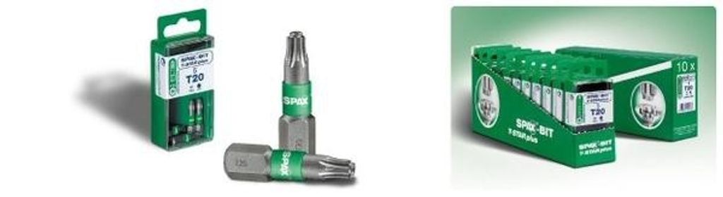 SPAX Bits T -STAR+ T20 1 Blist.a5Bits,25mm Produktbild 15