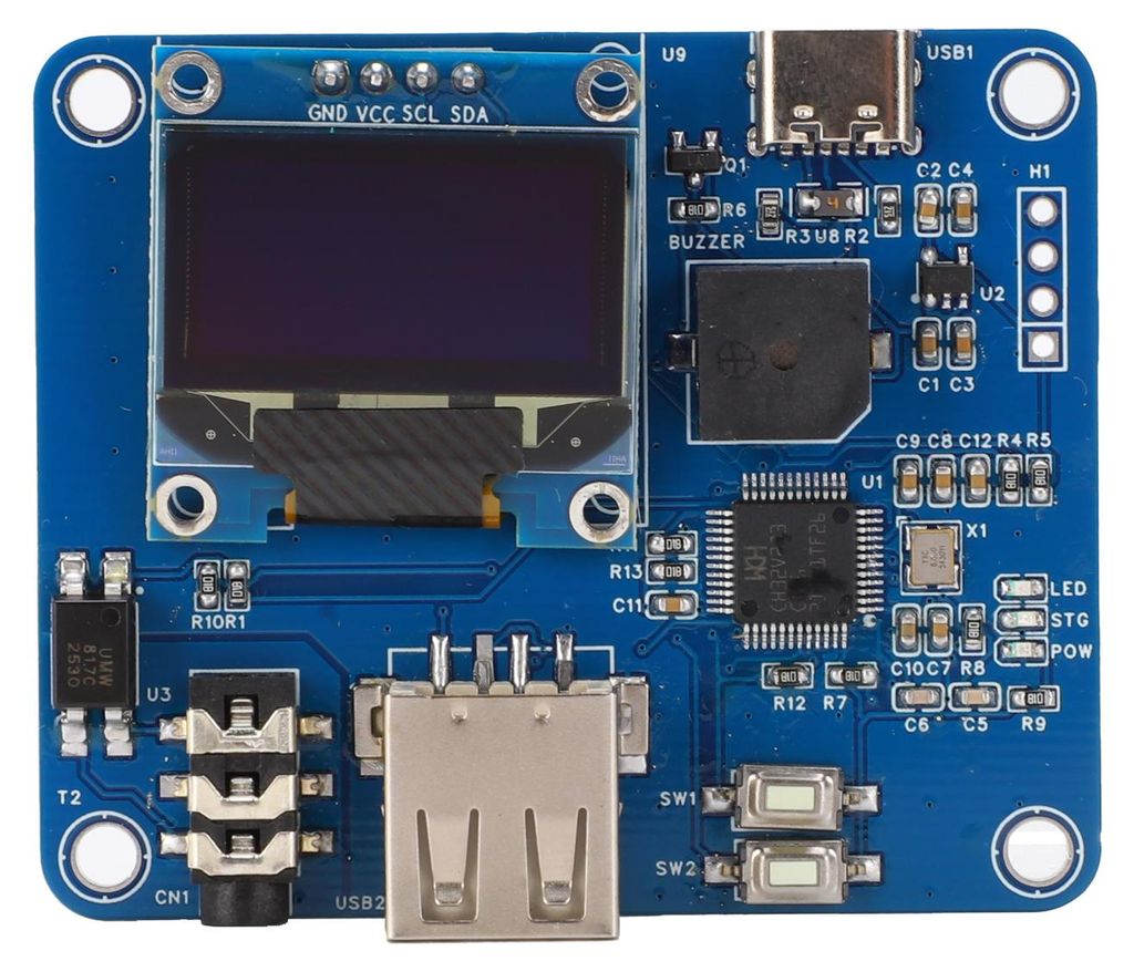 CW cvičná klávesnica s OLED displejom a USB rozhraním, Obrázok produktu 