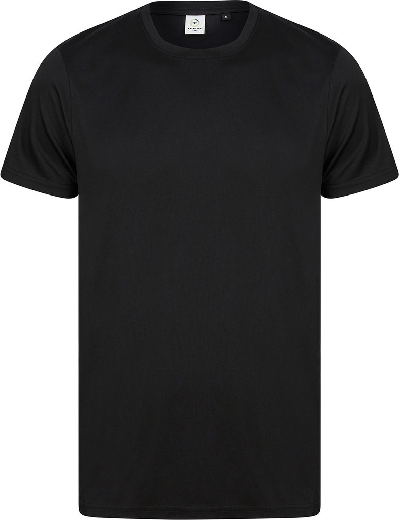 Tombo - T-Shirt recyceltes Material für Herren RW8508 (XS) (Schwarz)