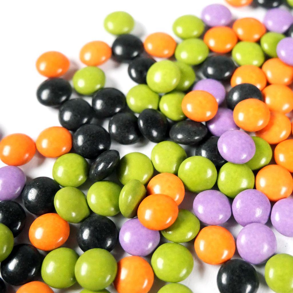 Streuselheld Halloween Mini Linsen 40g - Gruselige Schokoladenstreusel für Halloween-Kuchen & Cupcakes