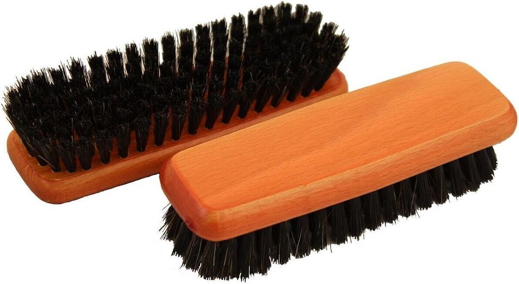 Kleider-Glanzbürste Teak 17 x 5,5 cm Borsten 2,5 cm, in Produktbild 