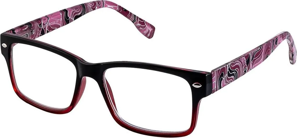 Lunettes de lecture GLASSA G 016 loupes de vue rectangulaires rouges