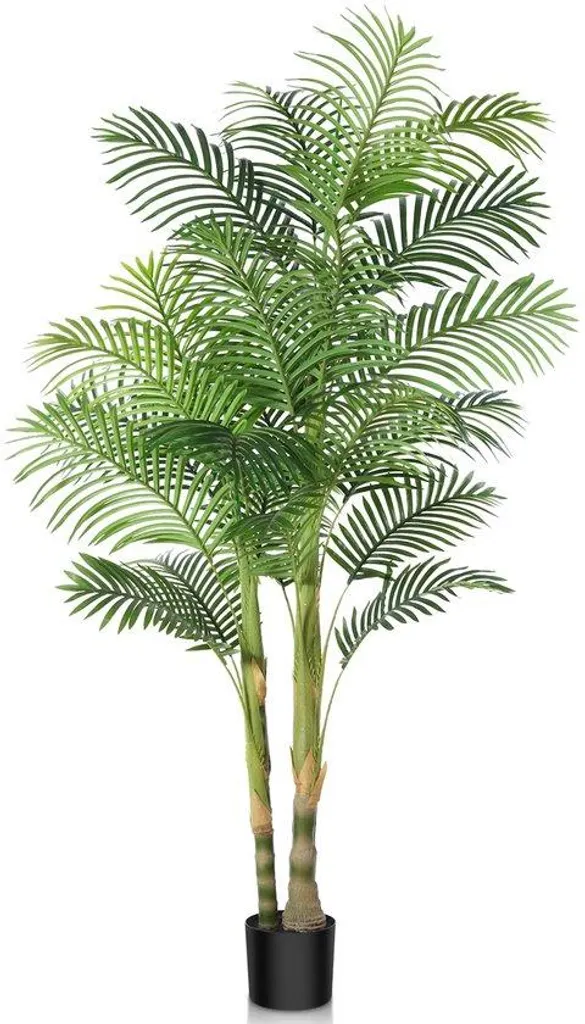 Palmier artificiel de bureau - Décoration zen sans entretien pour pro
