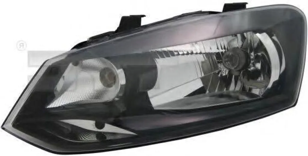 Proiettore Sinistro Polo 6R TYC 20-12034-15-2 Omologato ECE H4