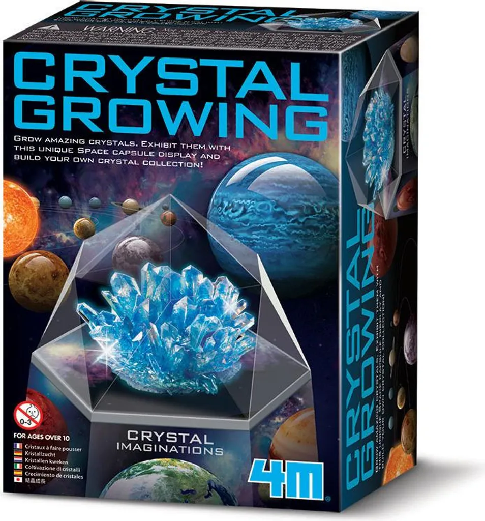 Comment faire pousser des cristaux ? Découvrez le Kit 4M Crystal Bleu US