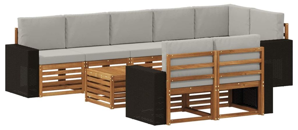 vidaXL Sofagarnituren Massivholz Akazie