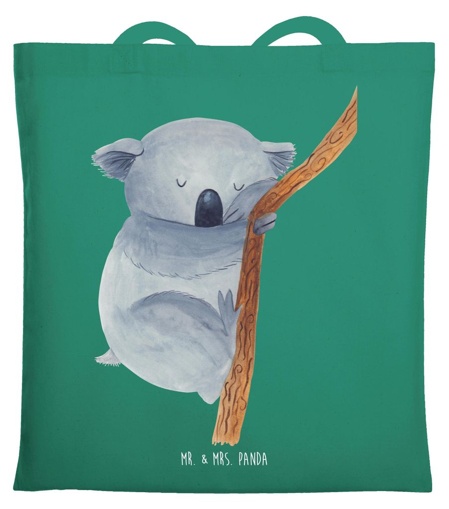 Mr. & Mrs. Panda Einkaufstasche Koalabär - Mint - Geschenk, Koala, Beutel, Bär, Träumen, Traumland, Lustige Sprüche, Tasche, Schlafzimmer, Eink...