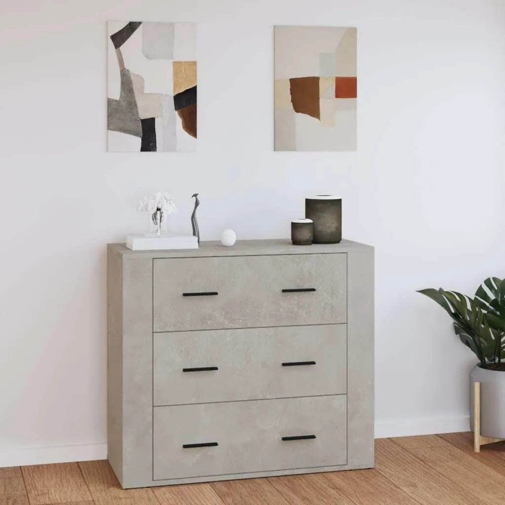 Maison Exclusive Credenza Grigio Cemento 80x33x70 cm | Mobile Moderno