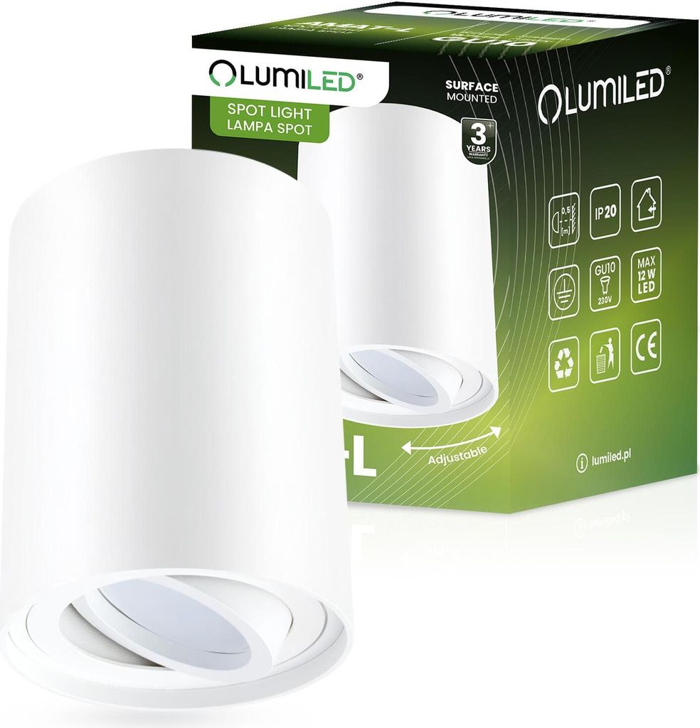 LUMILED Aufbaustrahler Aufbauspot, Aufputz Deckenlampe, Produktbild 