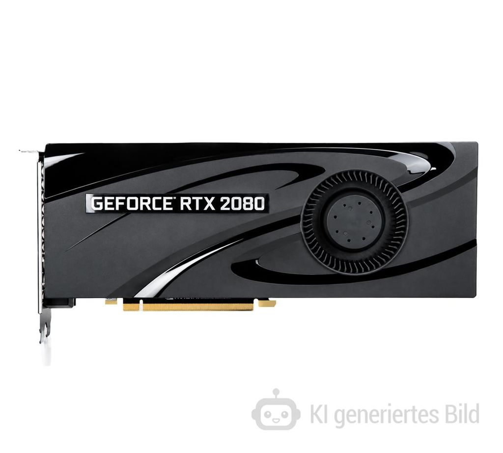 Nvidia GeForce RTX 2080 Blower Grafikkarte - 8 GB GDDR6 - Produktbild 