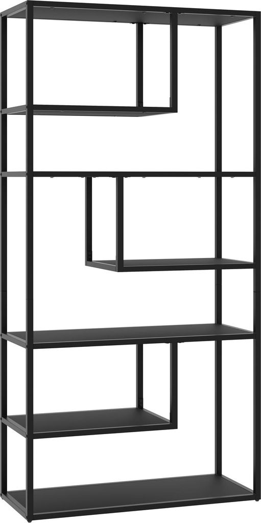 Étagère VENDA avec 6 compartiments, look industriel Image du produit 