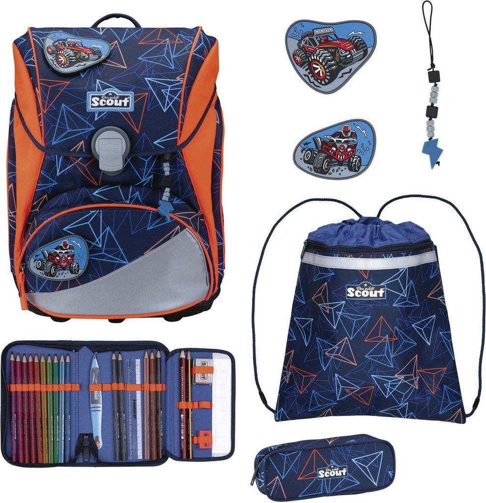 Scout Alpha Offroad Schulrucksack Set 4tlg. Produktbild 