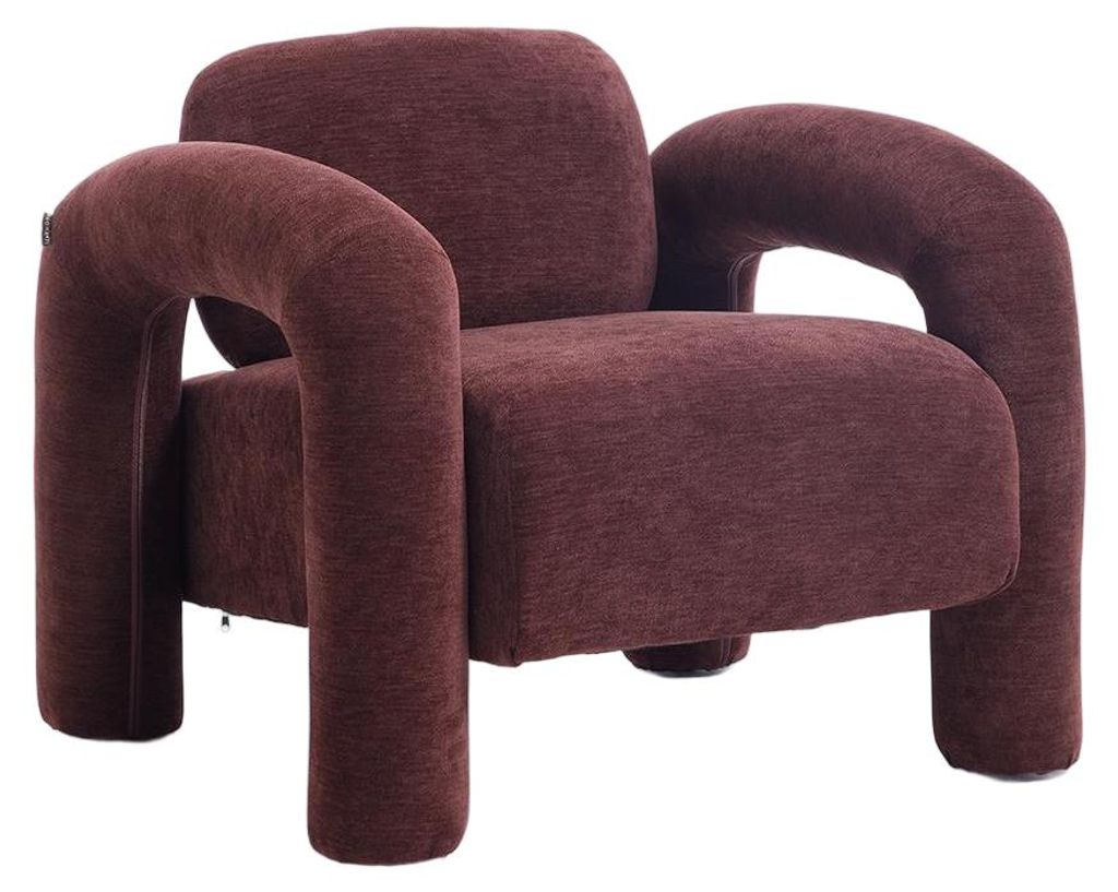 Bronx71 Sessel Tess Samt lila Produktbild 