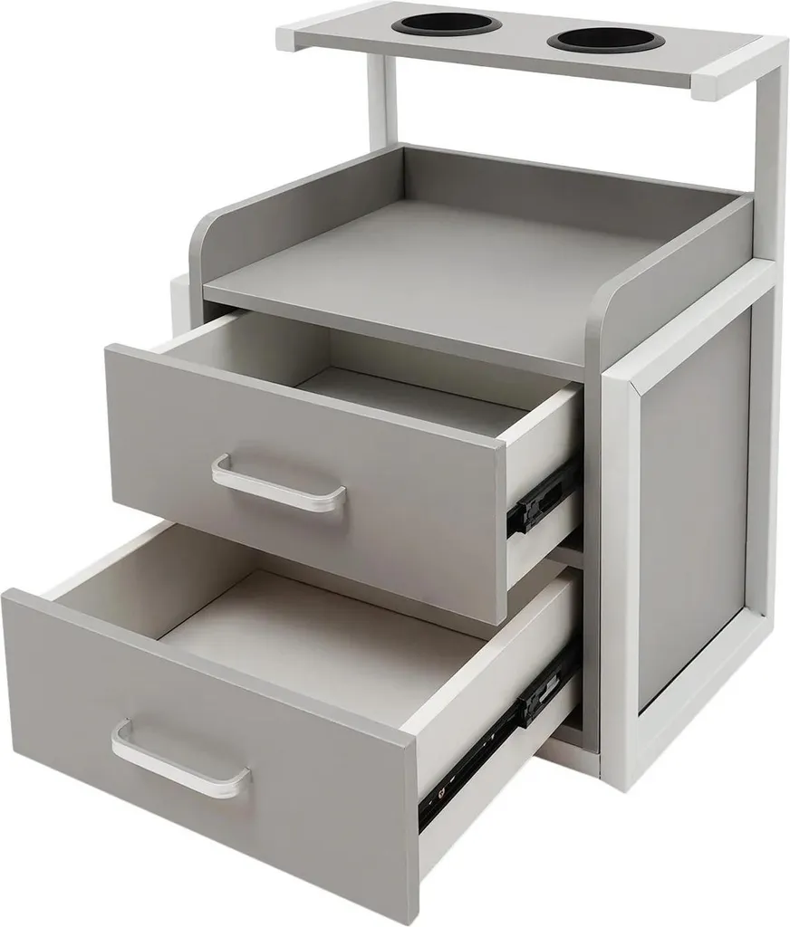 Armoire murale Salon gain de place - Rangement suspendu Gris 30-50 kg
