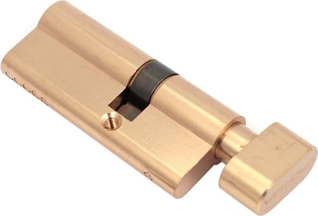 Profilzylinder Gerda E1 45g/35 Messing mit Drehknauf