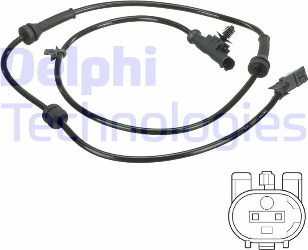 Capteur ABS Delphi SS20616 Haute Précision - Référence OE 47910AX600