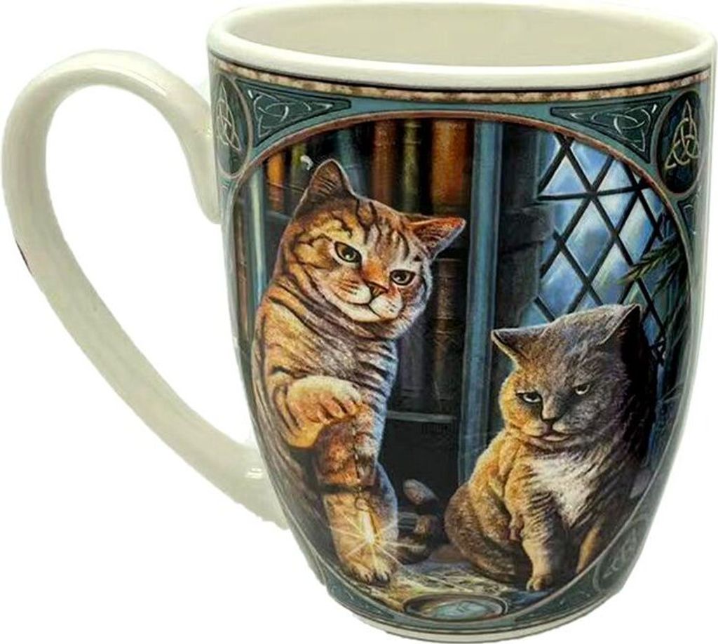 Kaffeebecher Katzen v. L. Parker, Kaffeetasse Tassen Produktbild 