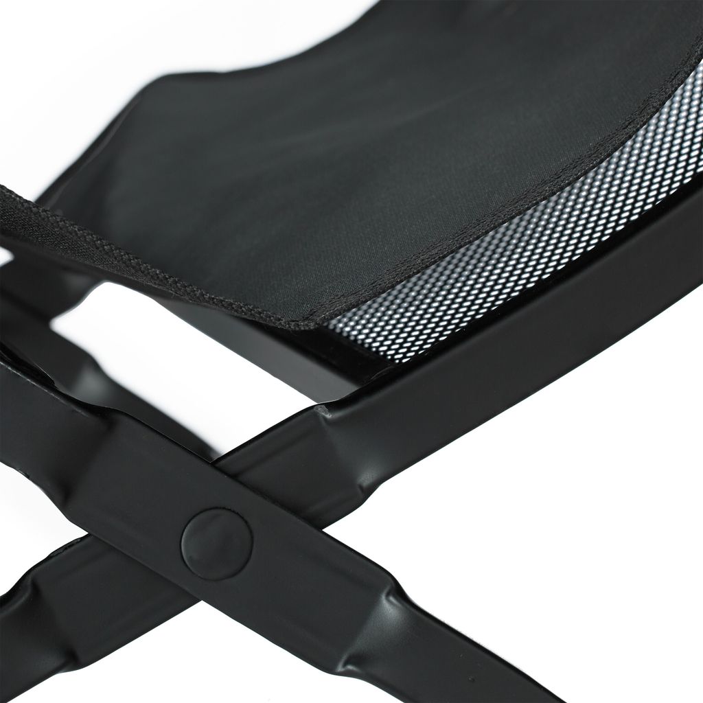 relaxdays Kaminholzkorb 40,0 l schwarz 43,5 x 32,0 x 32,0 Produktbild 6