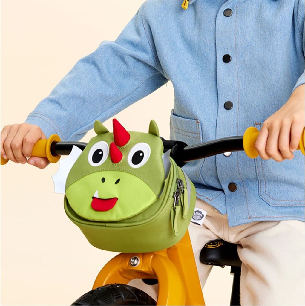 AFFENZAHN Lenkertasche Drache Grn Fahrradtaschen