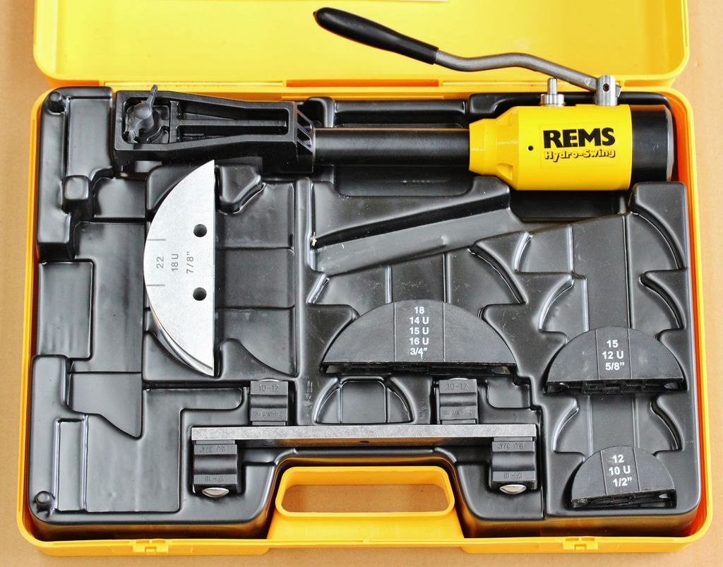 Rems Hydro-Swing Set 12-15-18-22 mm Hydraulischer Hand-Rohrbieger