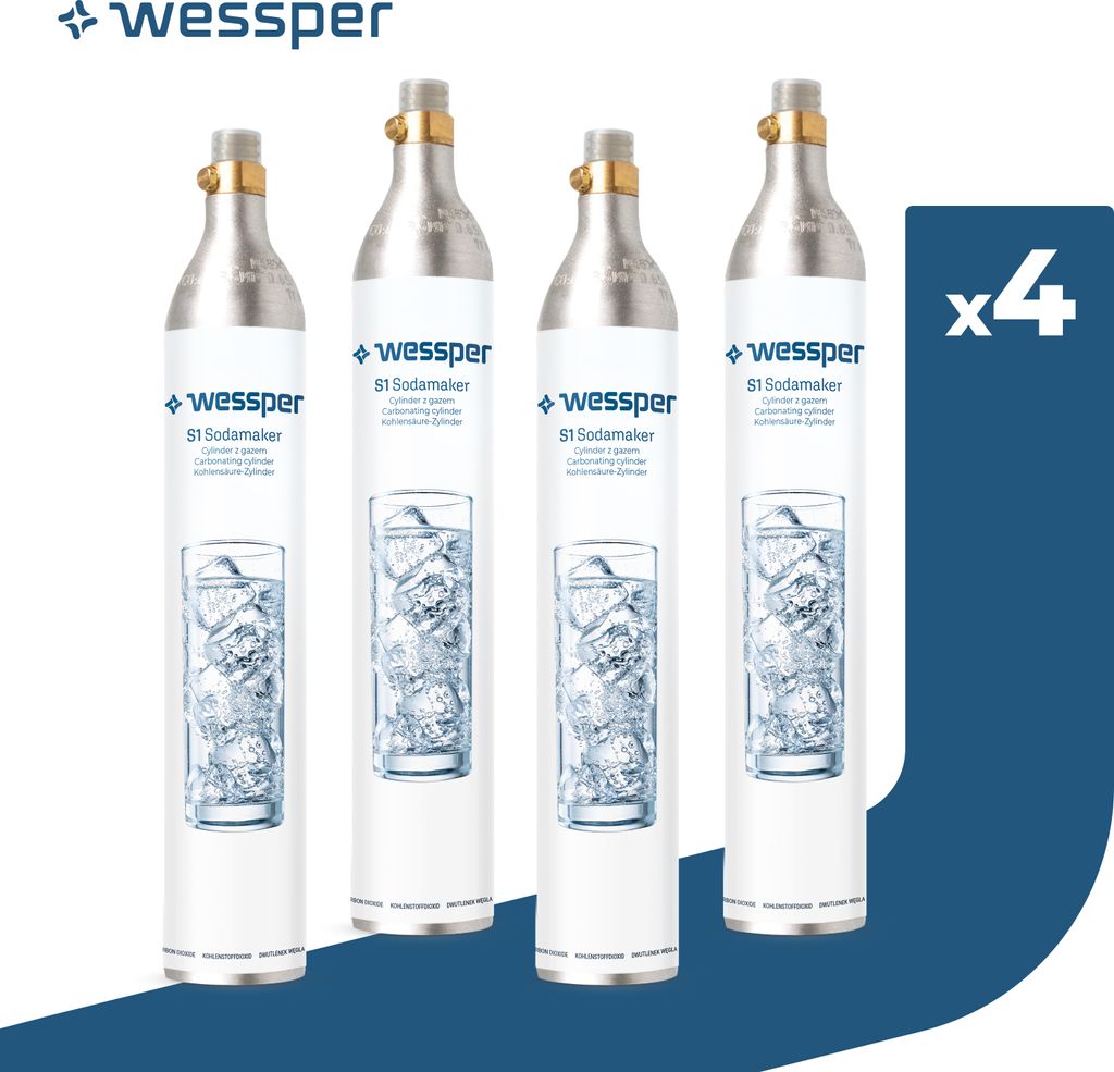 4x Nabój/cylinder Wessper AquaFrizz do nasycaniaWessper S1 Zdjęcie produktu 