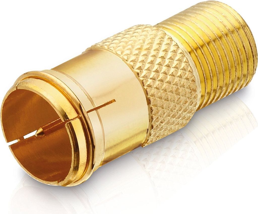 adaptare 60524 Adapter mit F-Quick-Stecker auf F-Buchse Produktbild 