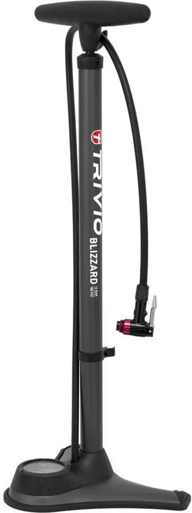 Gonflez sans effort jusqu'à 180 Psi avec la Pompe Trivio Blizzard Argent