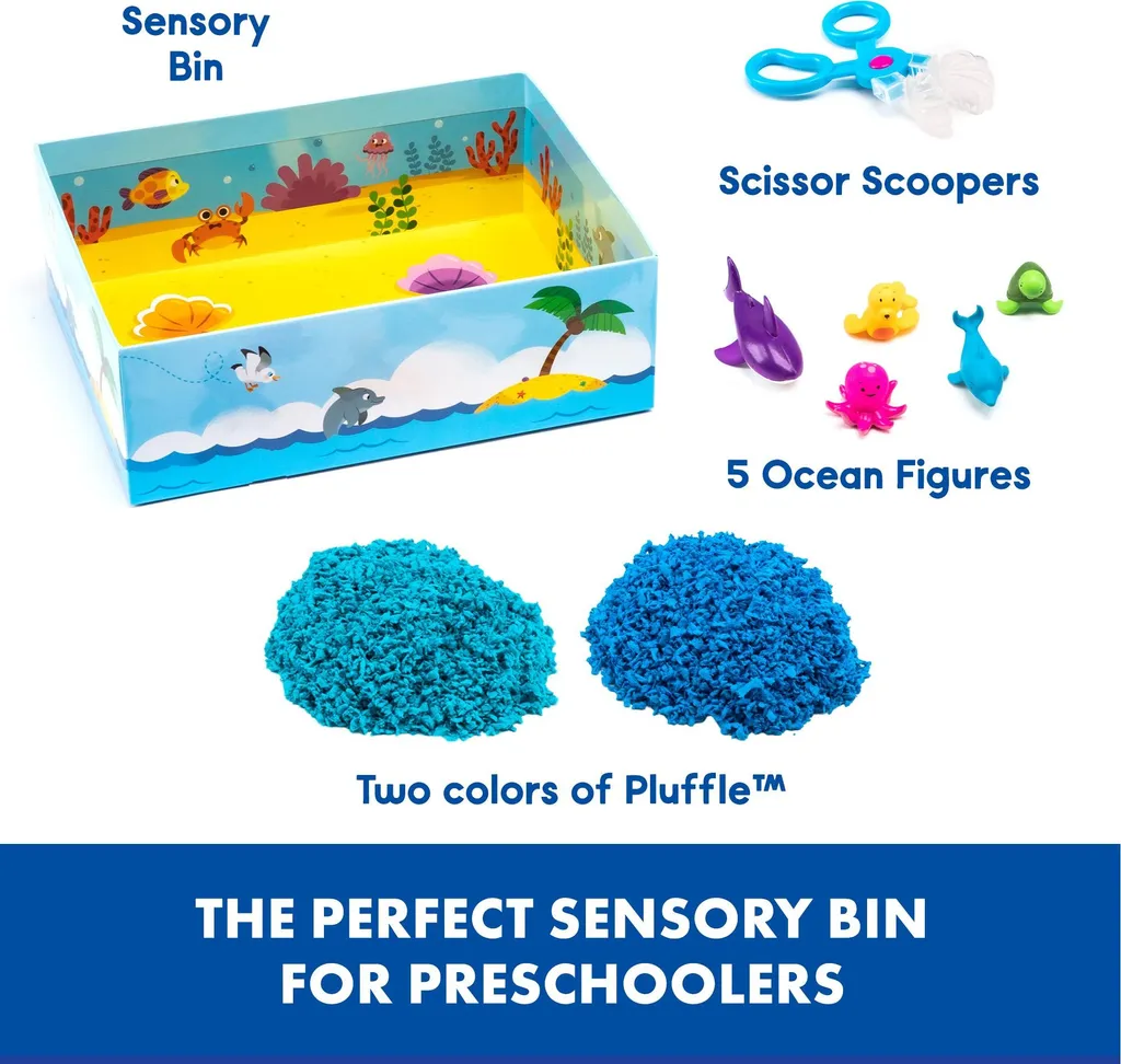 Playfoam Pluffle Hide Seek Learning Resources jeu sensoriel 4 pièces