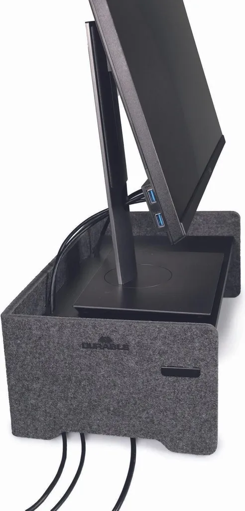 Support moniteur réglable en hauteur Durable Effect gris ergonomique - 23