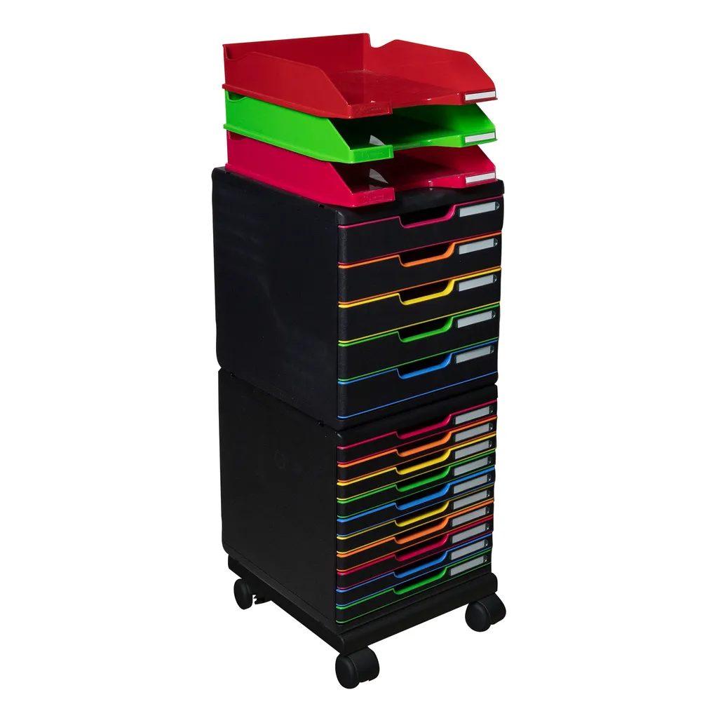 Roulettes pour caisson de bureau Modulo Exacompta : mobilité facile - 4