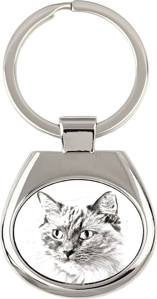 Ragdoll - Schlüsselanhänger mit Katze, Anhänger mit Aufdruck, personalisierter Anhänger der Marke Art-Dog