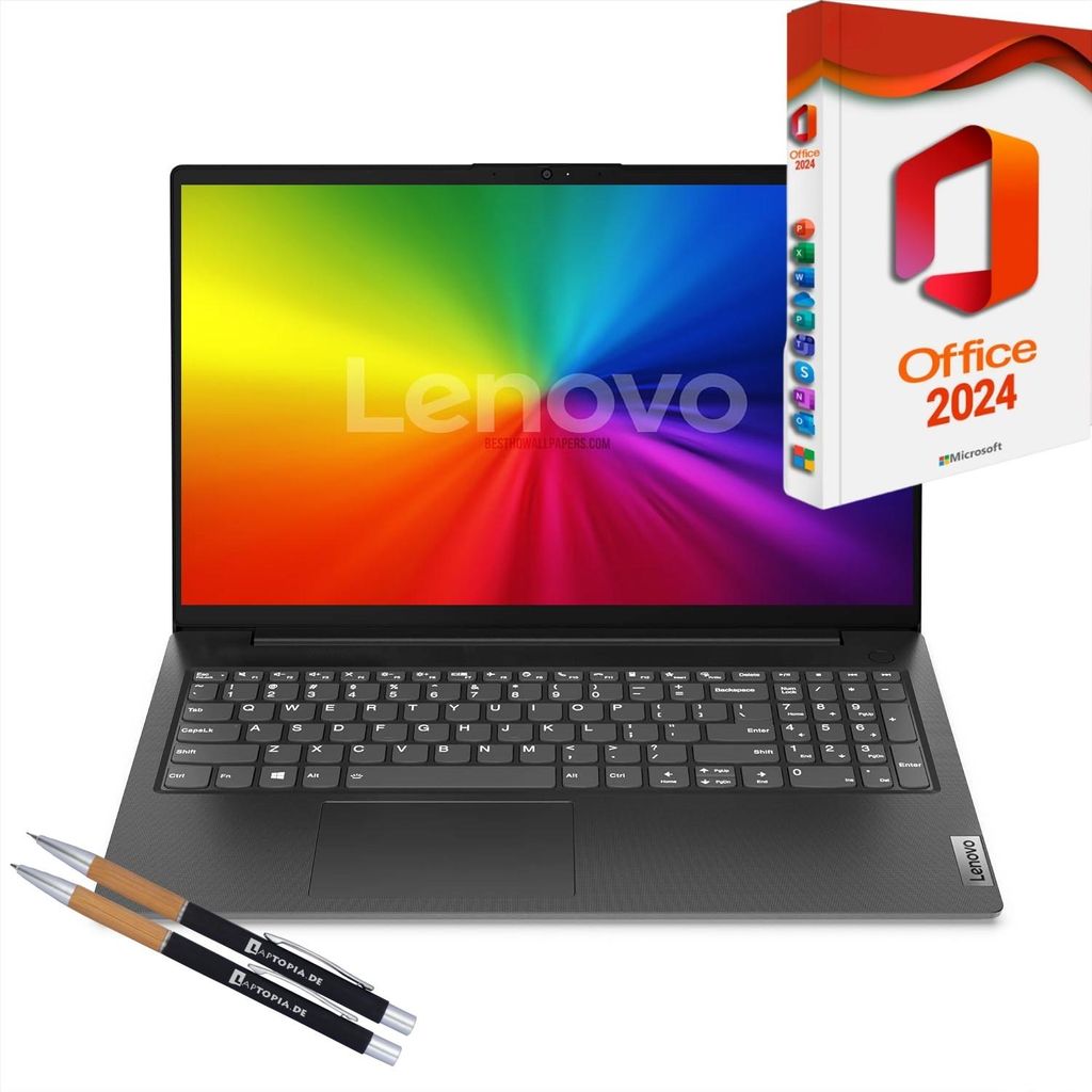 Lenovo V15-ITN - N150 - 8GB RAM DDR5 - 4000GB SSD - Windows 11 Pro + MS Office 2024 Pro - 39cm (15.6" LED) Full HD TFT - Display Port - RJ-45 LAN