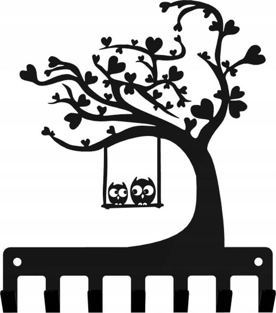 Hakenleiste Kleiderhaken Wandaufhänger Schlüsselhaken Kleiderbügel mit Haken Wandgarderobe Loft-Stil Schwarz Metall Breite 19cm, Höhe 21 cm Eul...