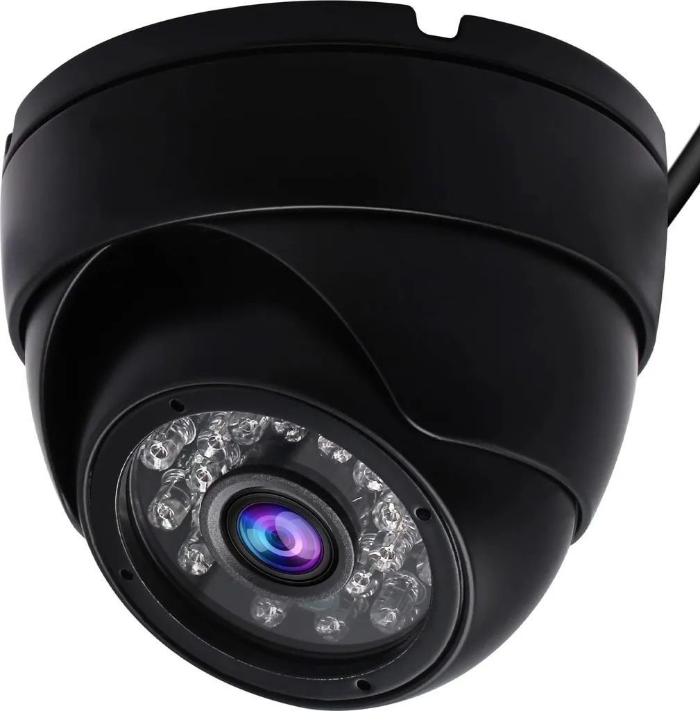 Caméra de sécurité dôme 1080p étanche blanche IP66 - Série DomeCam X5