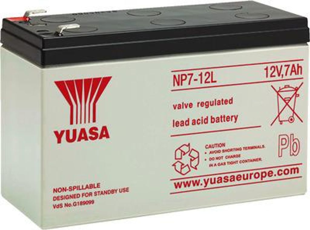 MONACOR NPA-12/7-1 PANASONIC-Blei-Akkumulator, 12 V, 7,2 Ah